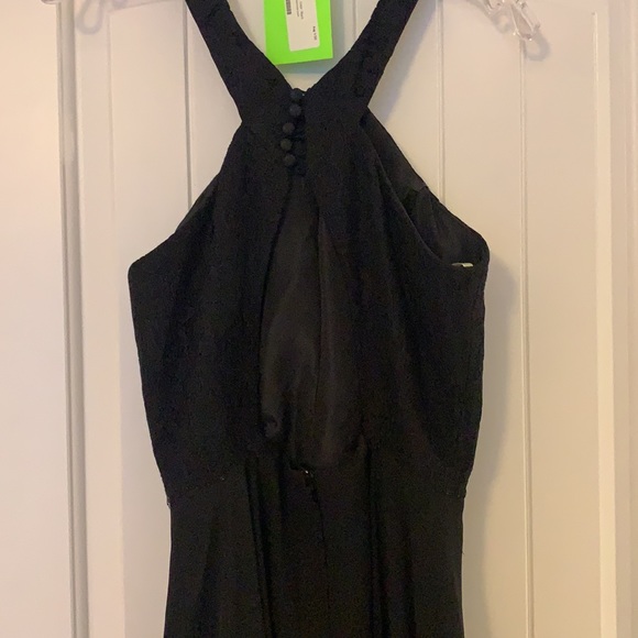 Black Halter Bridesmaid Dress size 6 - Picture 3 of 7